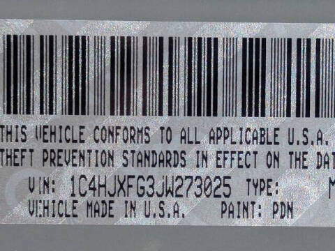 2018 Jeep Wrangler Unlimited Rubicon