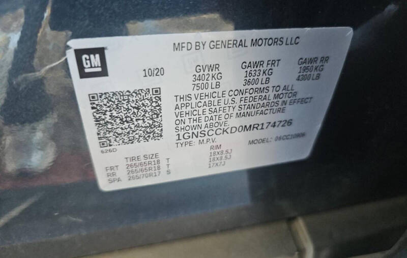 2021 Chevrolet Suburban LT