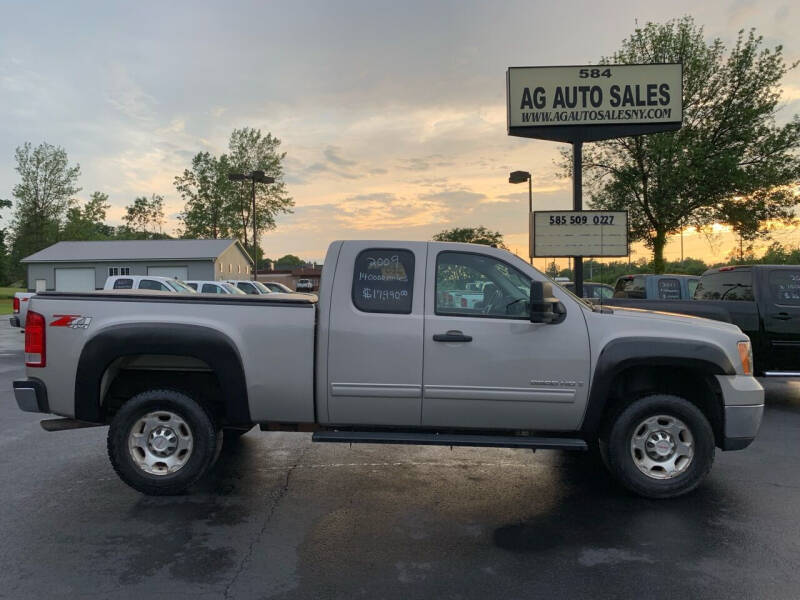 2009 GMC Sierra 2500HD for sale at AG Auto Sales in Ontario NY