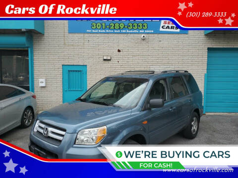 2006 Honda Pilot for sale at Cars Of Rockville in Rockville MD