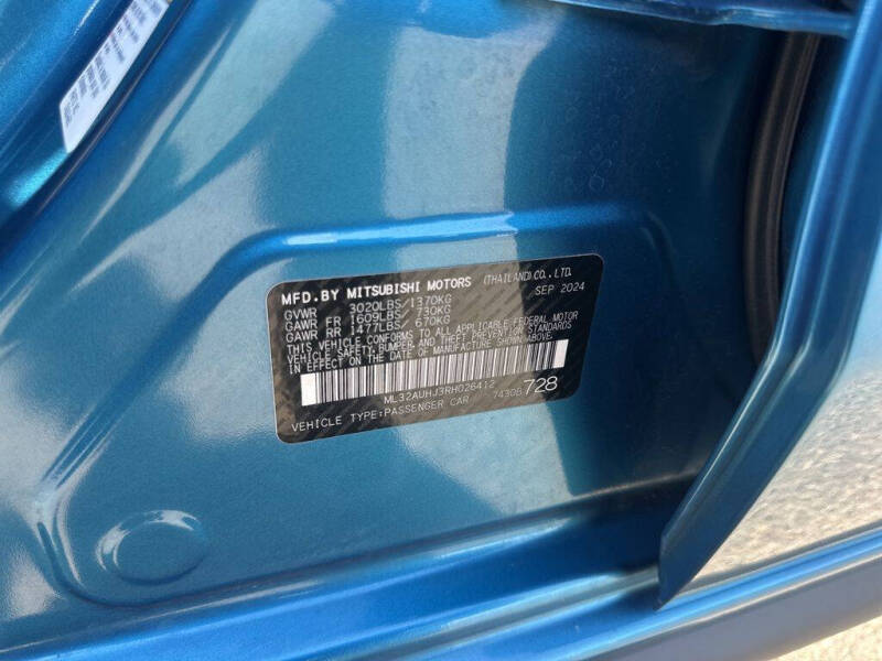 2024 Mitsubishi Mirage ES