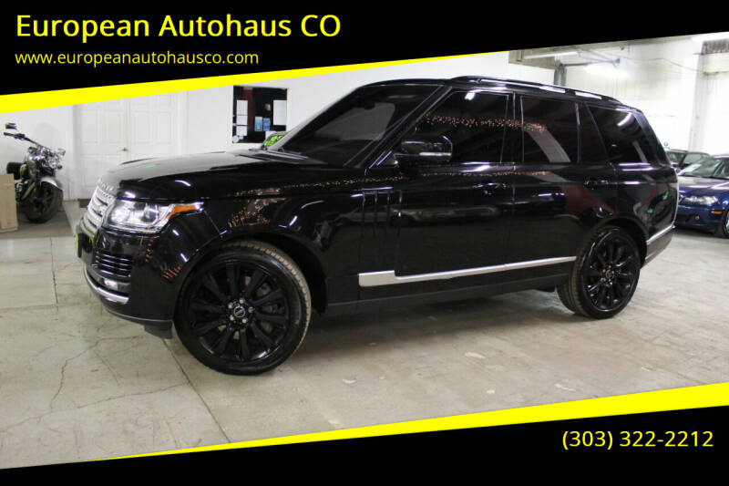 2015 Land Rover Range Rover for sale at European Autohaus CO in Denver CO