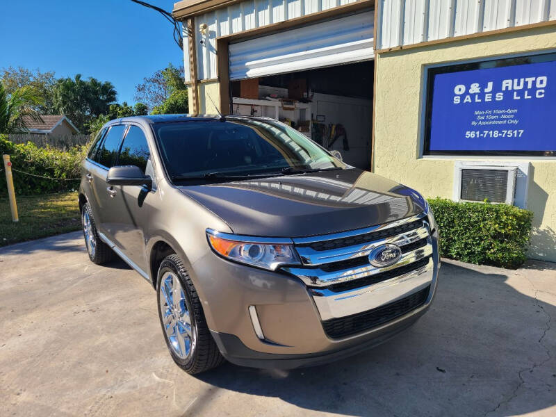 2012 Ford Edge for sale at O & J Auto Sales in Royal Palm Beach FL