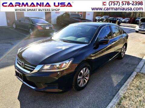 2014 Honda Accord for sale at CARMANIA USA in Chesapeake VA