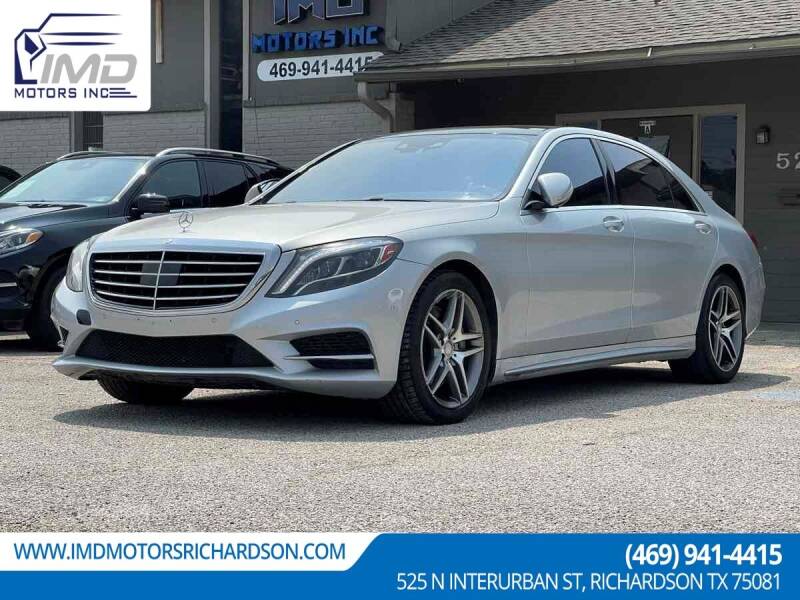 2014 Mercedes-Benz S-Class for sale at IMD Motors in Richardson TX