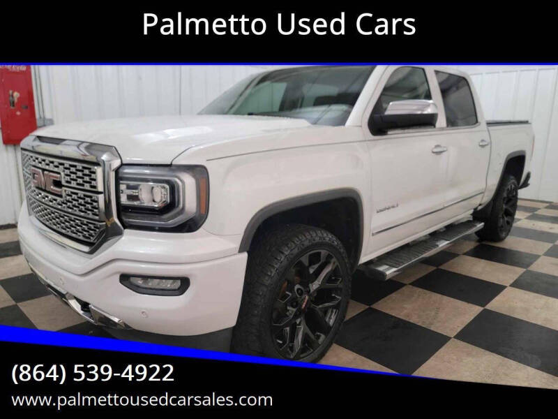 2017 GMC Sierra 1500 for sale at Palmetto Used Cars in Piedmont SC