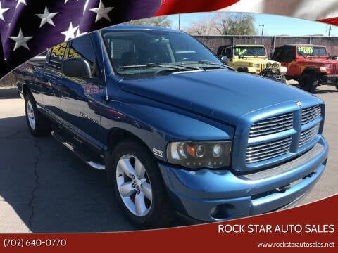 2004 Dodge Ram Pickup 1500 for sale at ROCK STAR TRUCK & AUTO LLC in Las Vegas NV