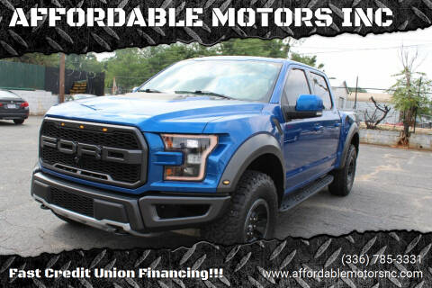 2018 Ford F-150 for sale at AFFORDABLE MOTORS INC in Winston Salem NC