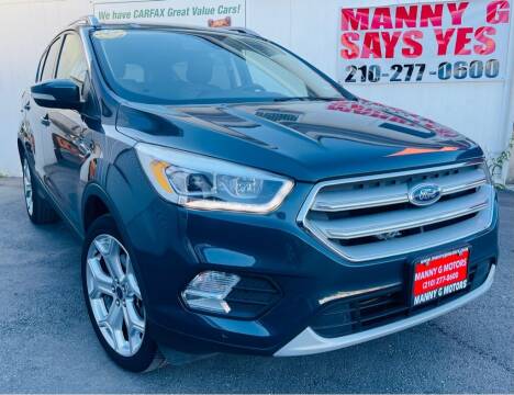2019 Ford Escape for sale at Manny G Motors in San Antonio TX