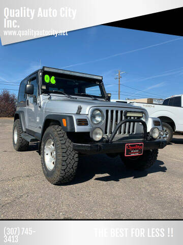 2006 Jeep Wrangler for sale at Quality Auto City Inc. in Laramie WY