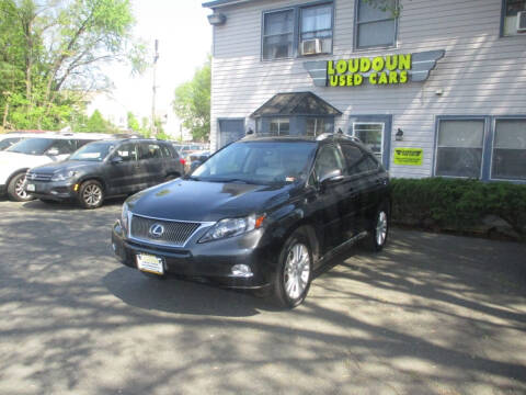 2010 Lexus RX 450h for sale at Loudoun Used Cars in Leesburg VA