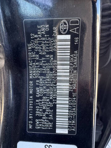 2012 Toyota Corolla S