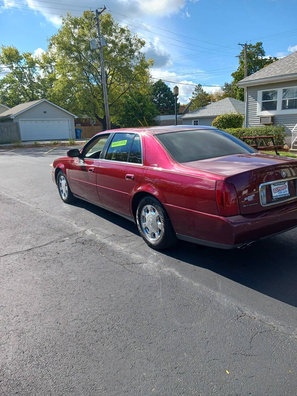 2002 Cadillac DeVille for sale at LB's Discount Auto Sales in Steger, IL