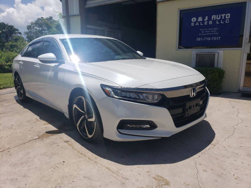 2018 Honda Accord for sale at O & J Auto Sales in Royal Palm Beach FL