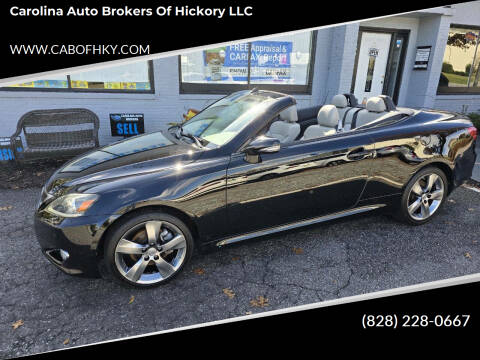 2011 Lexus IS 250C for sale at Carolina Auto Brokers of Hickory LLC in Hickory NC