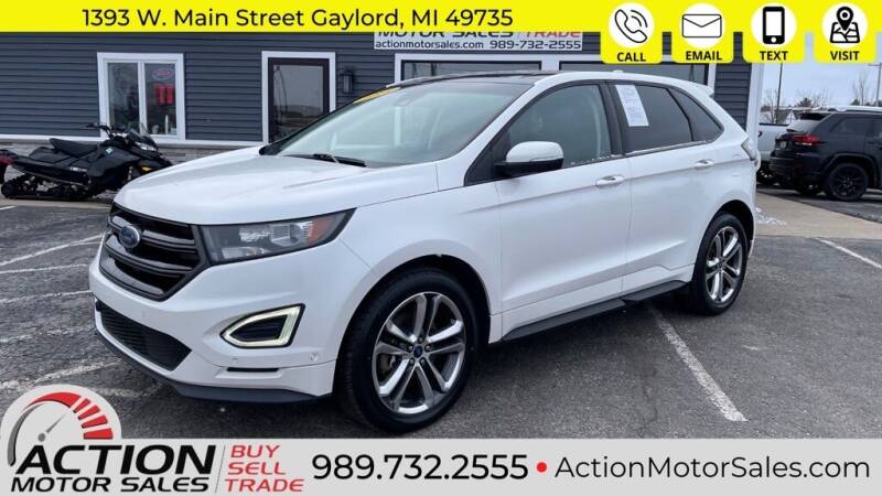 2015 Ford Edge for sale at Action Motor Sales in Gaylord MI