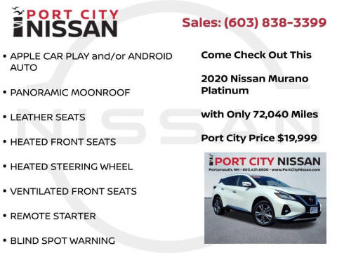 2020 Nissan Murano Platinum