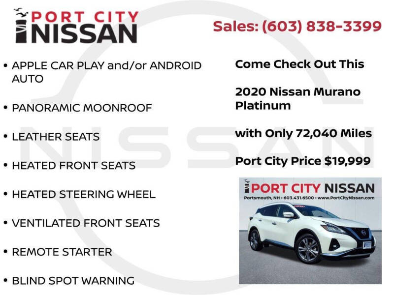 2020 Nissan Murano Platinum