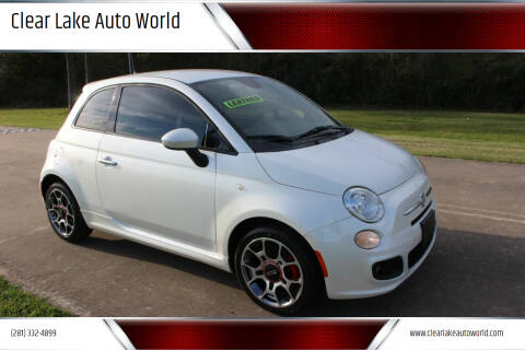 2015 FIAT 500 for sale at Clear Lake Auto World in League City TX