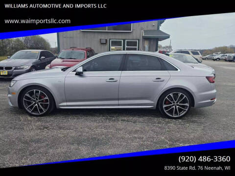 2018 Audi S4 for sale at WILLIAMS AUTOMOTIVE AND IMPORTS LLC in Neenah WI