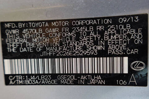 2014 Lexus IS 250C