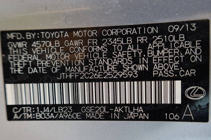 2014 Lexus IS 250C