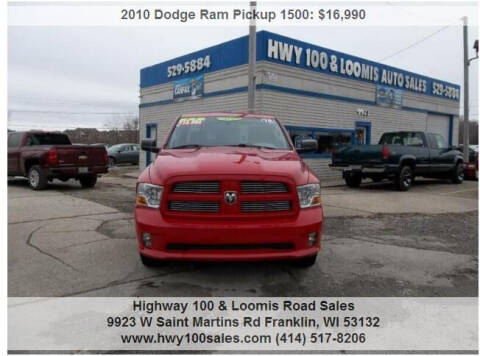 2010 Dodge Ram Pickup 1500 for sale at Highway 100 & Loomis Road Sales in Franklin WI