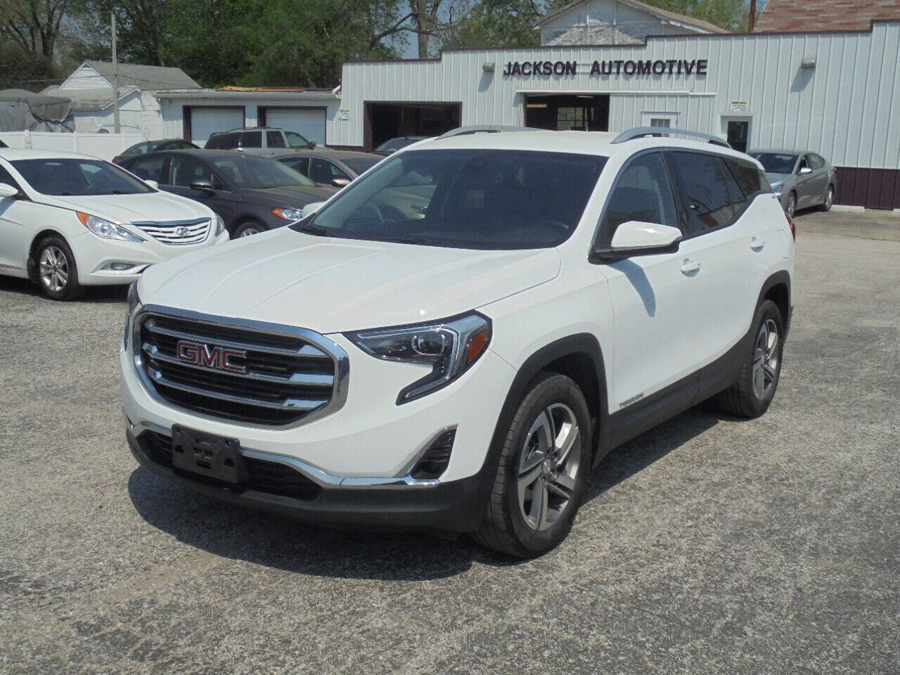 Glacier White Clearcoat 2020 GMC Terrain SLT 4x4 SLT 4dr SUV 2