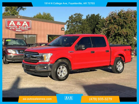 2018 Ford F-150 for sale at A & A Auto Sales in Fayetteville AR