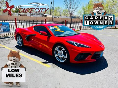 2021 Chevrolet Corvette for sale at DUKE CITY AUTO SALES in Albuquerque NM