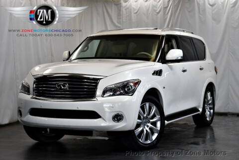 2014 Infiniti QX80 for sale at ZONE MOTORS in Addison IL