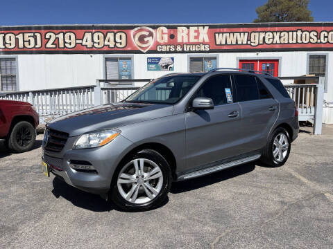 2015 Mercedes-Benz M-Class for sale at G Rex Cars & Trucks in El Paso TX