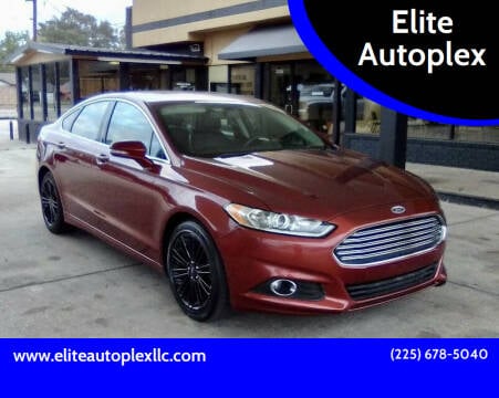 2014 Ford Fusion for sale at Elite Autoplex LLC in Zachary LA