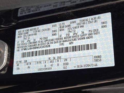 2022 Ford Escape SEL