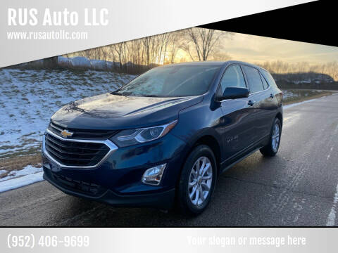2020 Chevrolet Equinox for sale at RUS Auto LLC in Shakopee MN