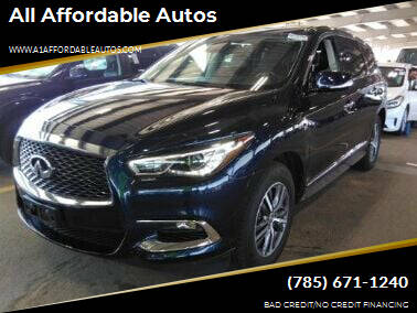 2020 Infiniti QX60 for sale at All Affordable Autos in Oakley KS