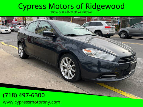 2013 Dodge Dart for sale at Cypress Motors of Ridgewood in Ridgewood NY