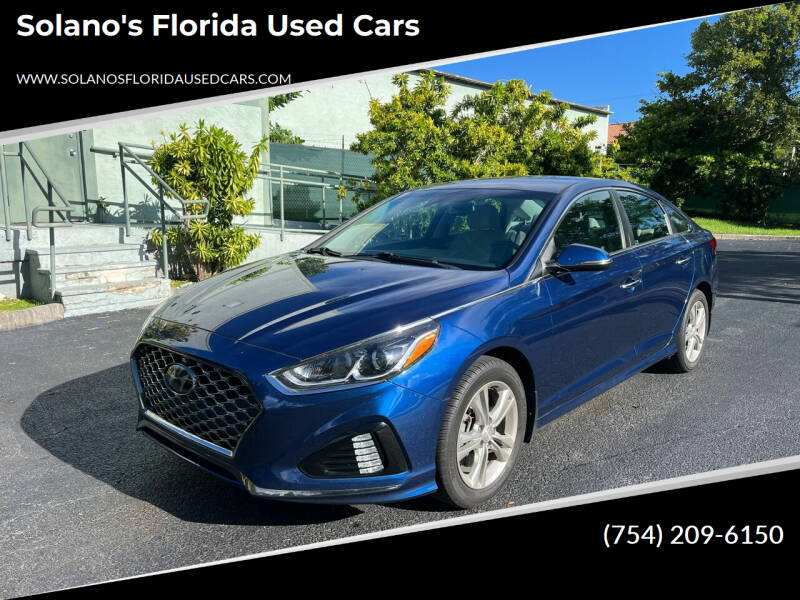 2019 Hyundai Sonata for sale at SOLANOS & SANCHEZ AUTO SALES C in Hollywood FL