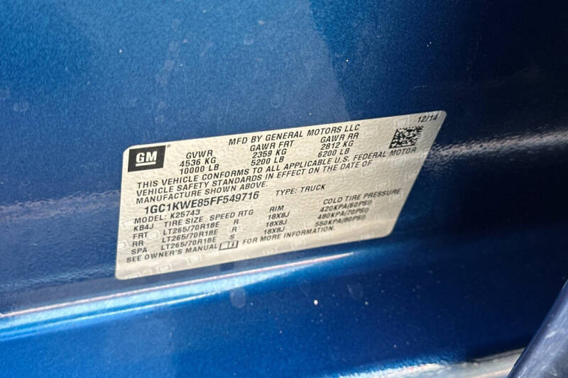 2015 Chevrolet Silverado 2500HD