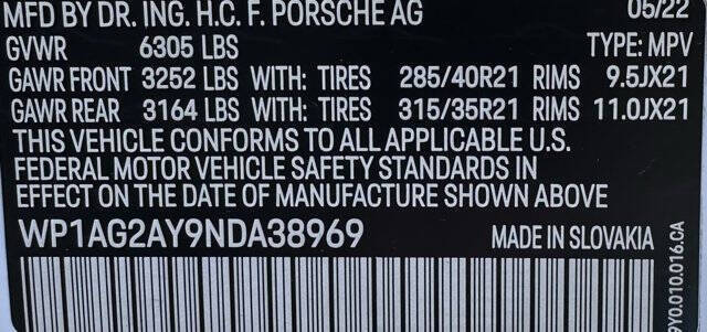 2022 Porsche Cayenne GTS