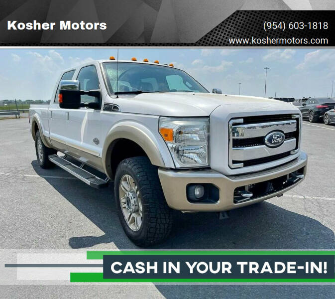 2011 Ford F-250 Super Duty for sale at Kosher Motors in Hollywood FL