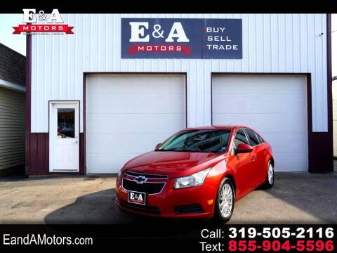 2012 Chevrolet Cruze for sale at E&A Motors in Waterloo IA