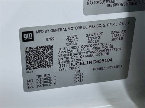 2022 GMC Sierra 1500