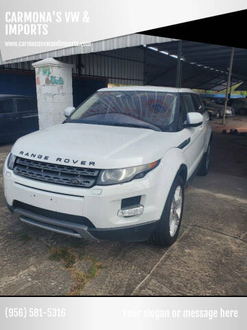 2013 Land Rover Range Rover Evoque for sale at CARMONA'S VW & IMPORTS in Mission TX