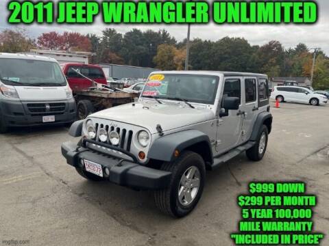 2011 Jeep Wrangler Unlimited for sale at D&D Auto Sales, LLC in Rowley MA