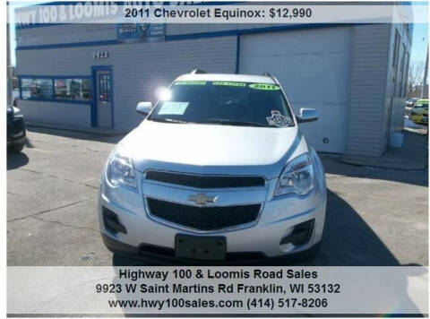 2011 Chevrolet Equinox for sale at Highway 100 & Loomis Road Sales in Franklin WI