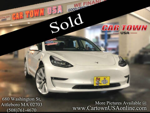 2018 Tesla Model 3 for sale at Car Town USA in Attleboro MA