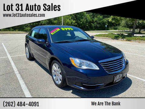 2013 Chrysler 200 for sale at Lot 31 Auto Sales in Kenosha WI