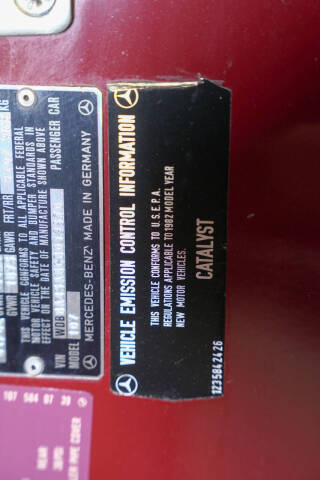 1982 Mercedes-Benz 380-Class 380 SL