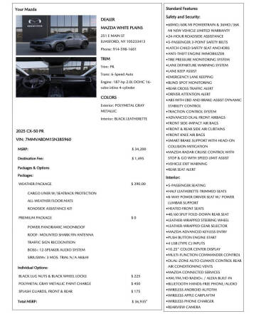 2025 Mazda CX-50 2.5 S Premium